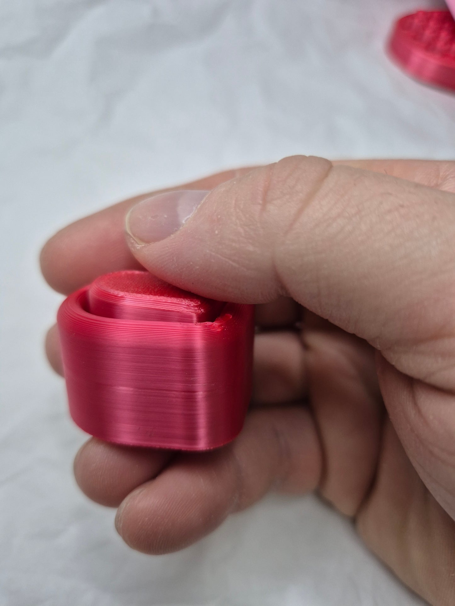 3dFidgets - Clicky Heart Button with real mechanical keys love valentines ASMR Fidget toy