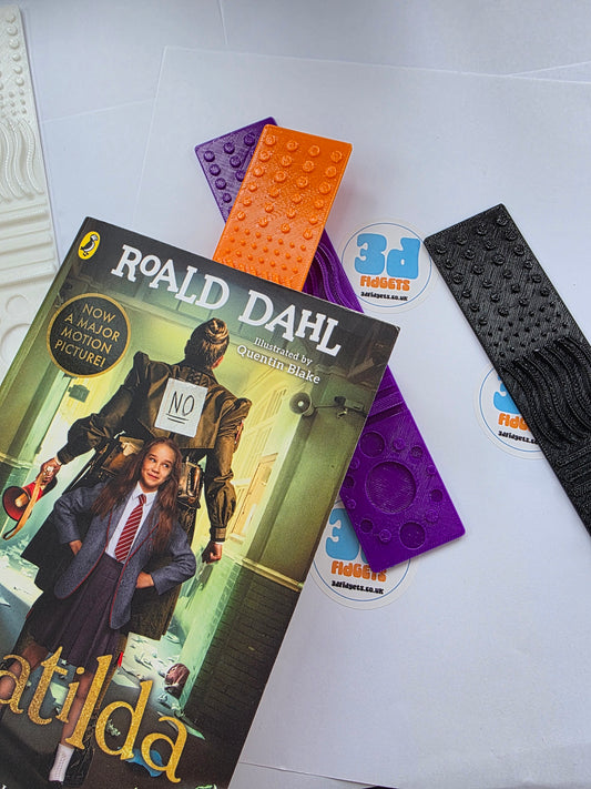 3dFidgets Sensory Bookmark - Perfect for Stress Relief and relaxation tool