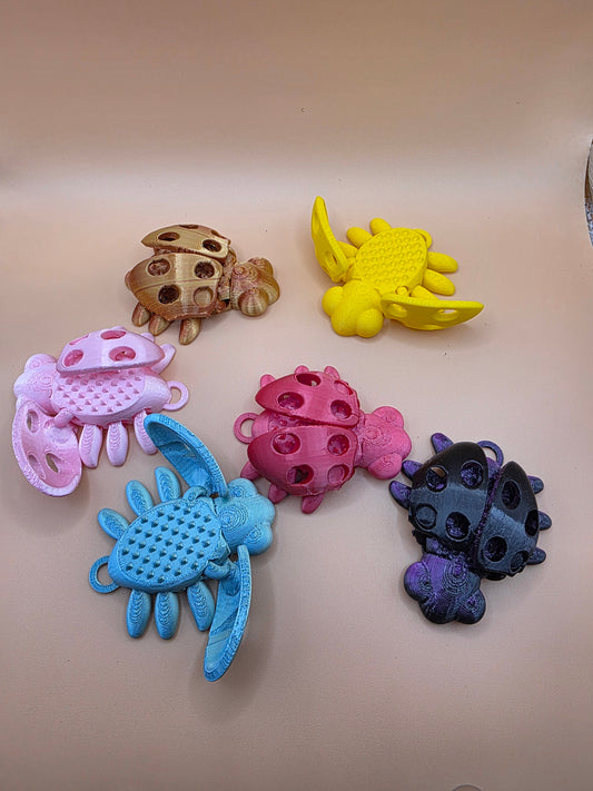 3dFidgets LilyBug Sensory ladybird ADHD AUTISM STIM