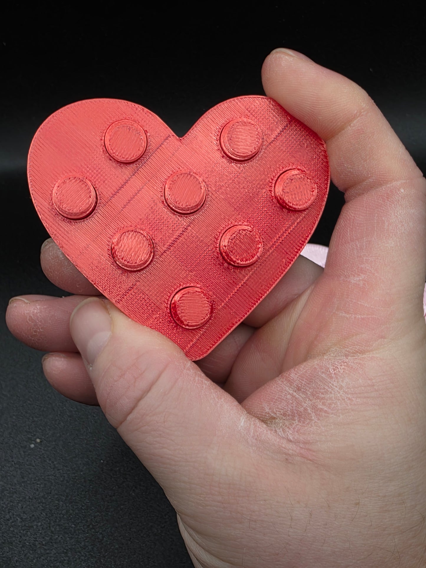 3dFidgets Valentines Everlasting heart popper