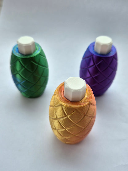 3dFidgets Snappy fidget push button - satisfying click in trending metallic colours adults