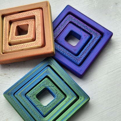 3dFidgets Gyro square fidget toy for fidget hands trending fidgety toy 2024 craze sensory fidgettoy adults