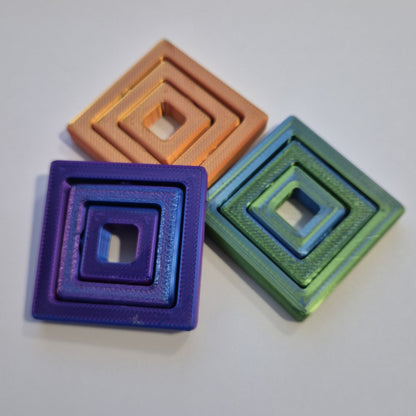 3dFidgets Gyro square fidget toy for fidget hands trending fidgety toy 2024 craze sensory fidgettoy adults