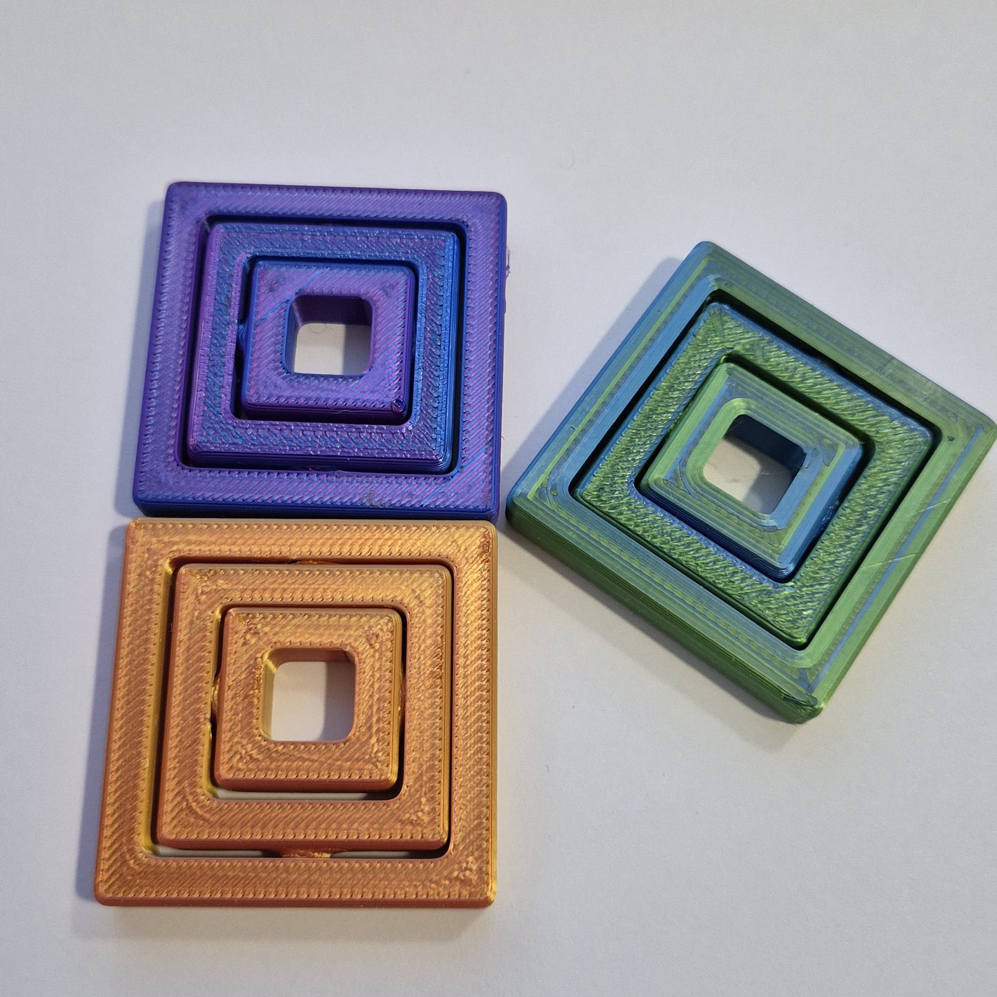 3dFidgets Gyro square fidget toy for fidget hands trending fidgety toy 2024 craze sensory fidgettoy adults