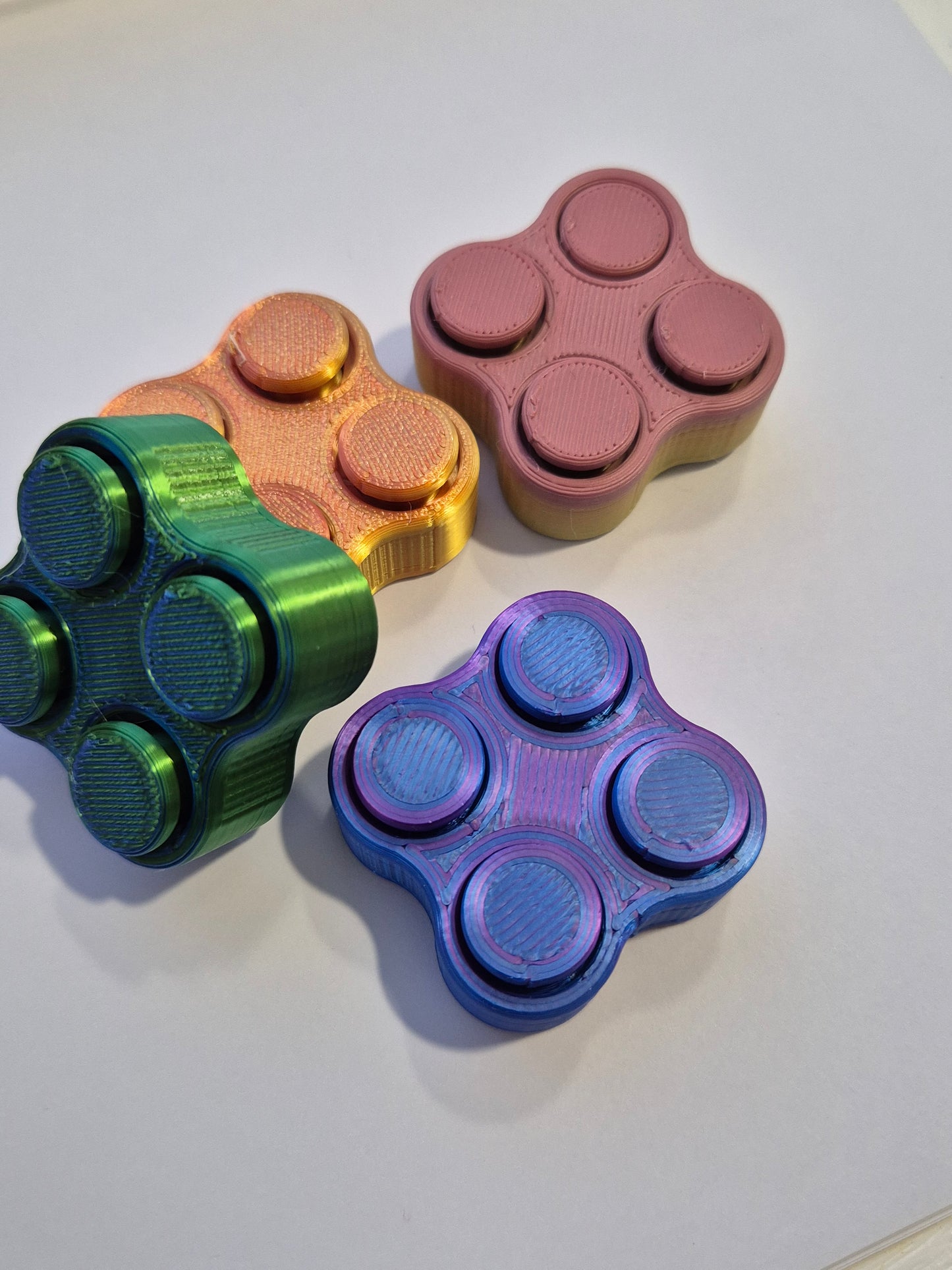 3dFidgets Clicky 4 Button Fidget Sensory Stimming Toy adult
