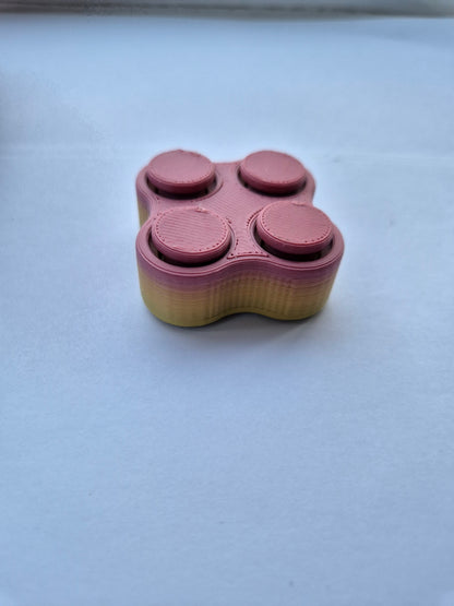 3dFidgets Clicky 4 Button Fidget Sensory Stimming Toy adult
