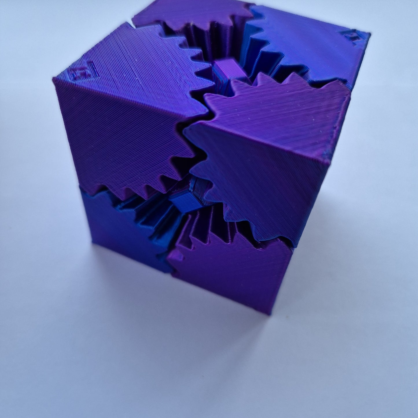 Fidget Gear Cube Colourful sensory fidget toy for ADHA autism and stimming