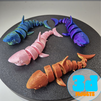 Flexi shark sensory fidget toy for ADHA Autism and stimming