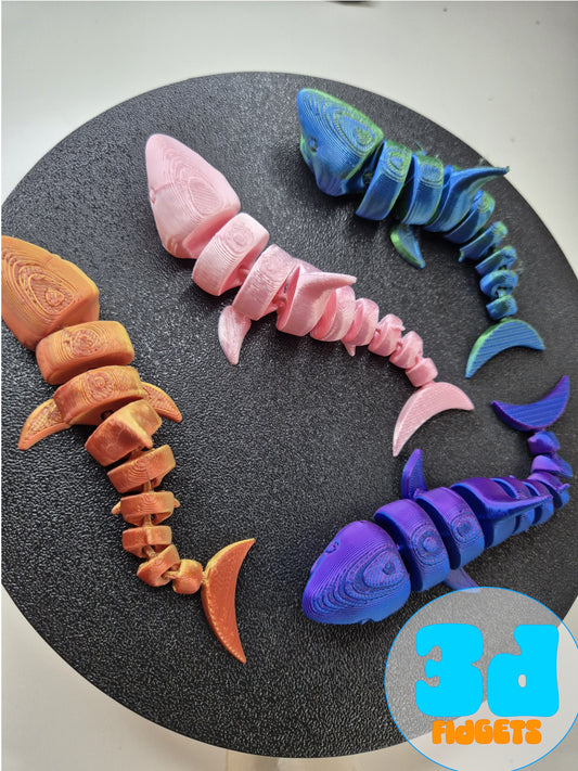 Flexi shark sensory fidget toy for ADHA Autism and stimming