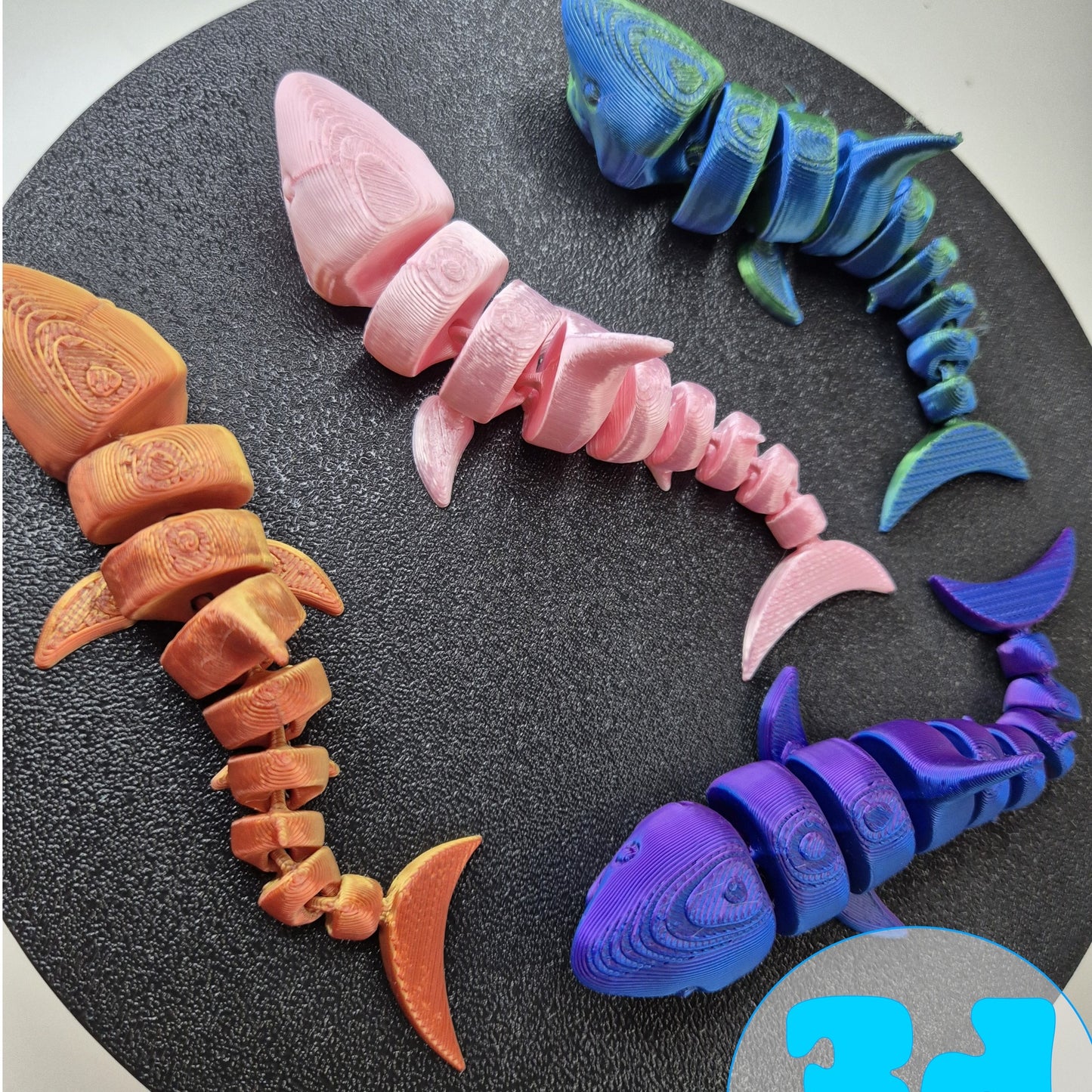 Flexi shark sensory fidget toy for ADHA Autism and stimming
