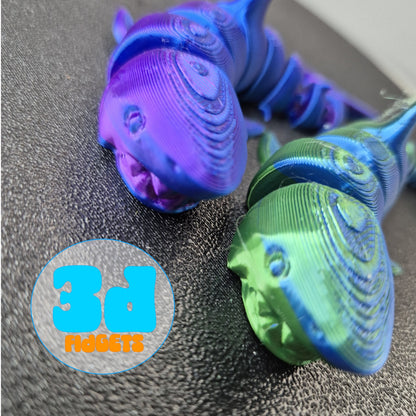 Flexi shark sensory fidget toy for ADHA Autism and stimming