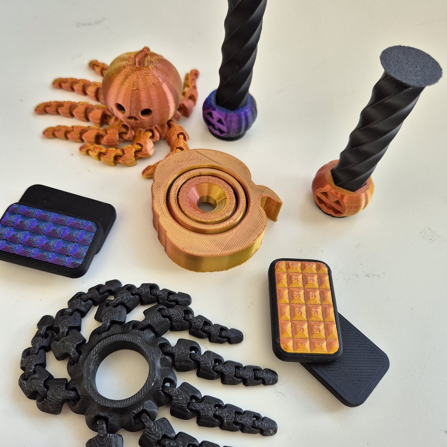 3dFidgets Halloween Pumpkin Spiral