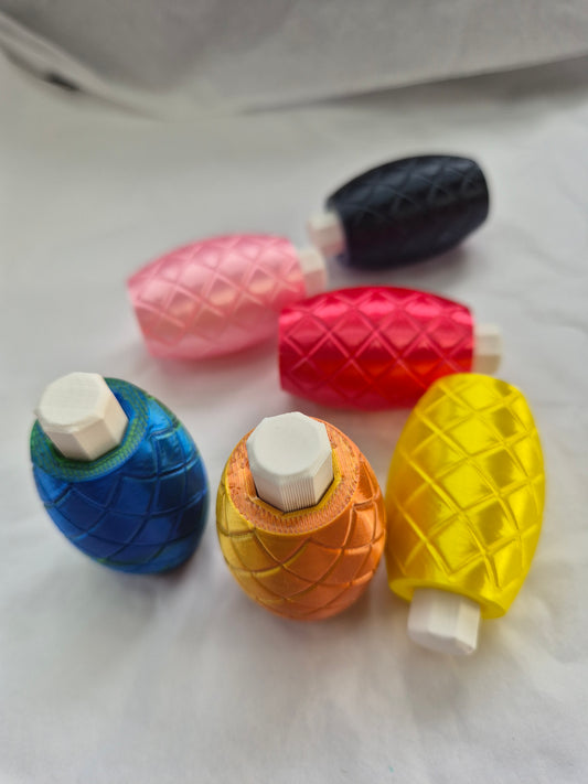 3dFidgets Snappy fidget push button - satisfying click in trending metallic colours adults