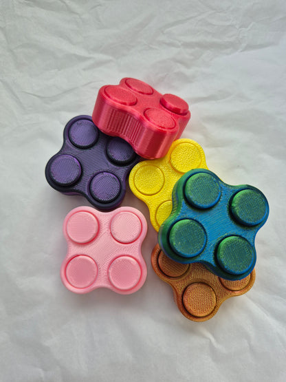 3dFidgets Clicky 4 Button Fidget Sensory Stimming Toy adult