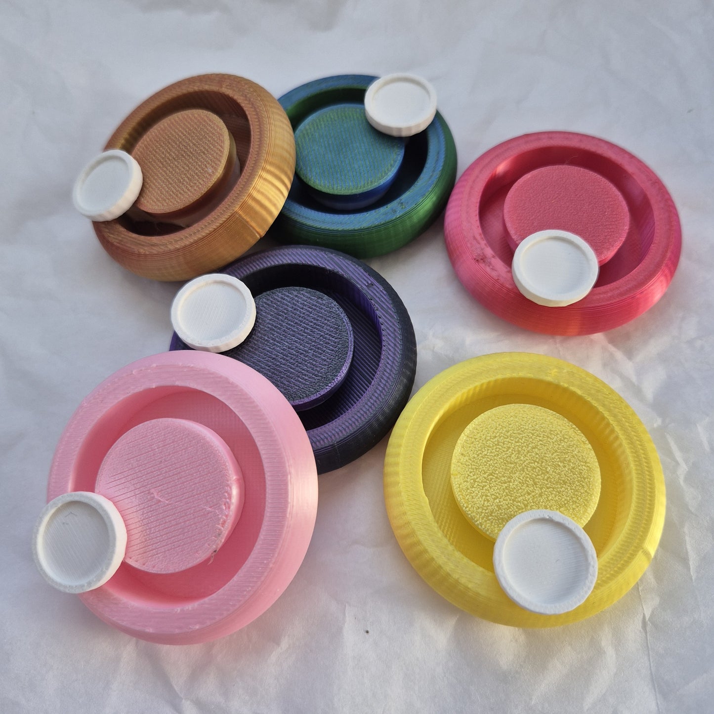3dFidgets Finger Spin - Stress Relief Toy for Adults with ADHD and Autism