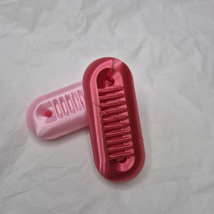 3dFidgets - heartSnap - Magnetic snap in heart shape with textured inside perfect for ADHD, autism and neurodivergent people