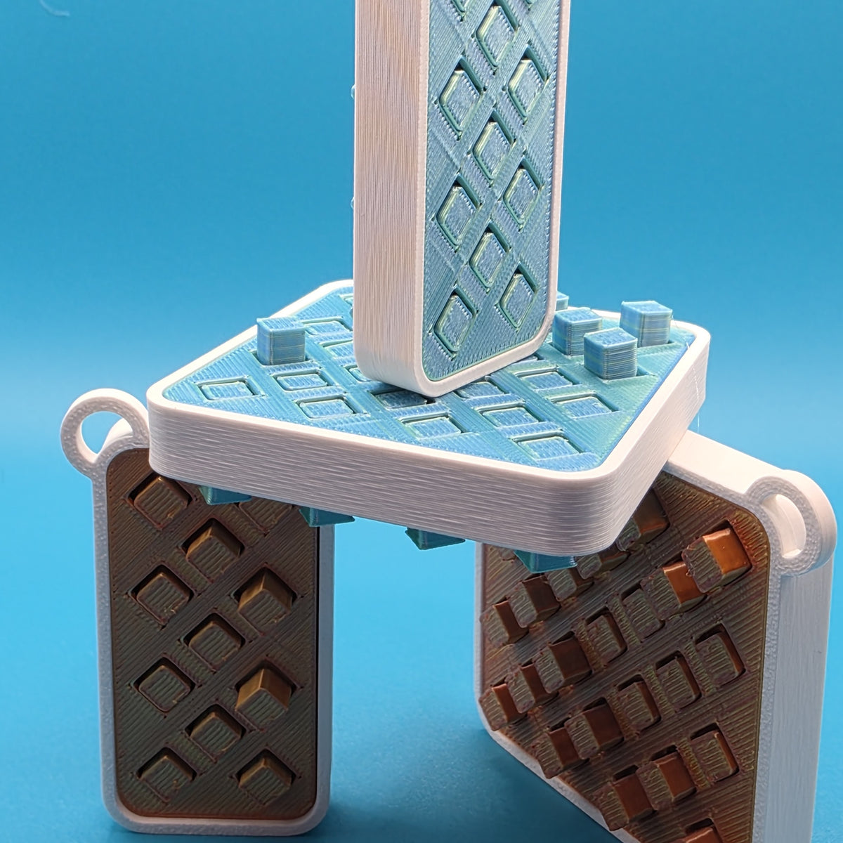 3dFidgets - Monsoon & MiniMonsoon 2-pack rain maker fidget toy