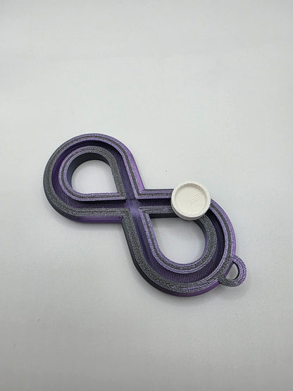 3dFidgets - Infinite Breath a soothing, figure-eight fidget tool designed to help you slow down, regulate your breathing, and find calm anytime, anywhere