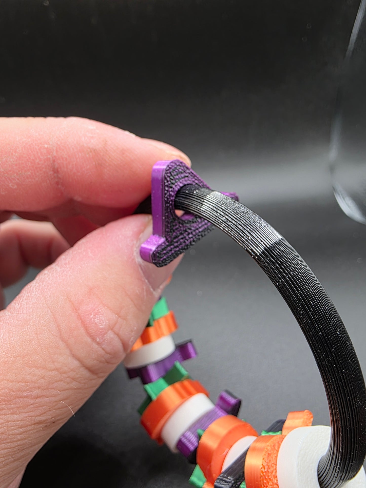 3dFidgets Halloween spooky themed fidget hand stimming bead roller