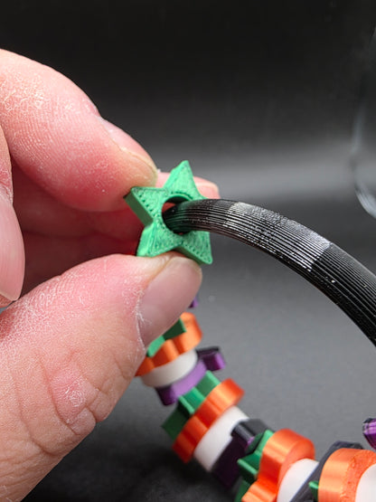 3dFidgets Halloween spooky themed fidget hand stimming bead roller