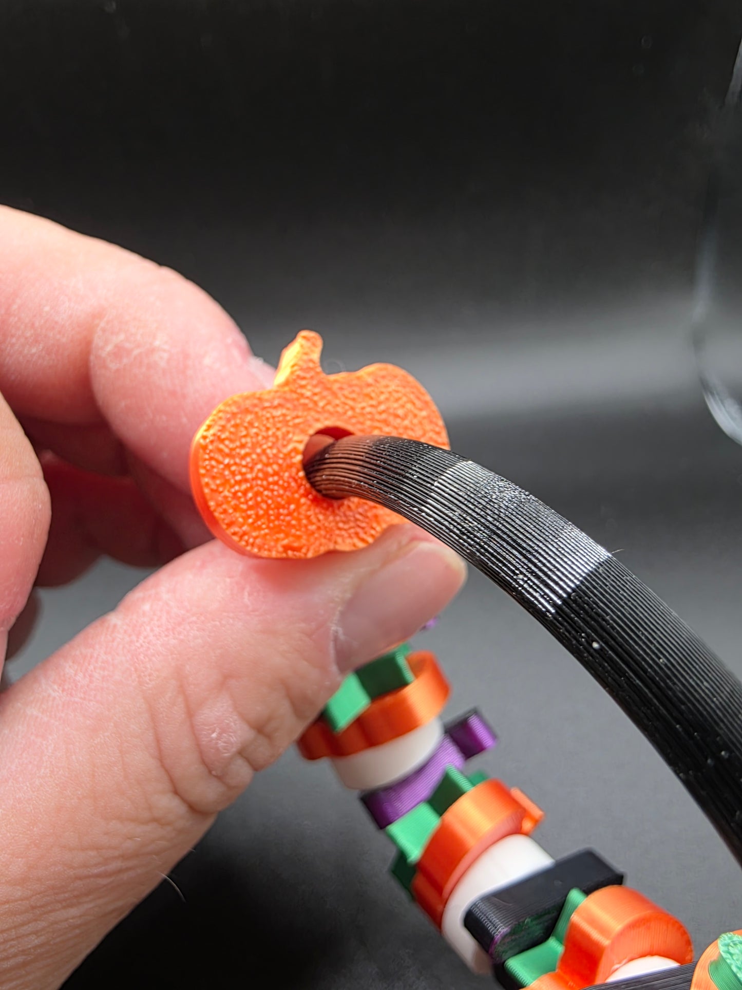 3dFidgets Halloween spooky themed fidget hand stimming bead roller