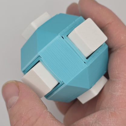 3dFidgets ASMR Click-a-sphere - Clicky Buttons with Real Mechanical Switches in Vibrant Colours for Sensory Play