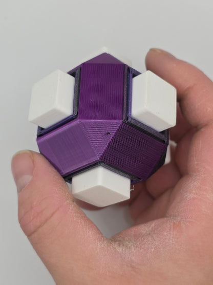 3dFidgets ASMR Click-a-sphere - Clicky Buttons with Real Mechanical Switches in Vibrant Colours for Sensory Play