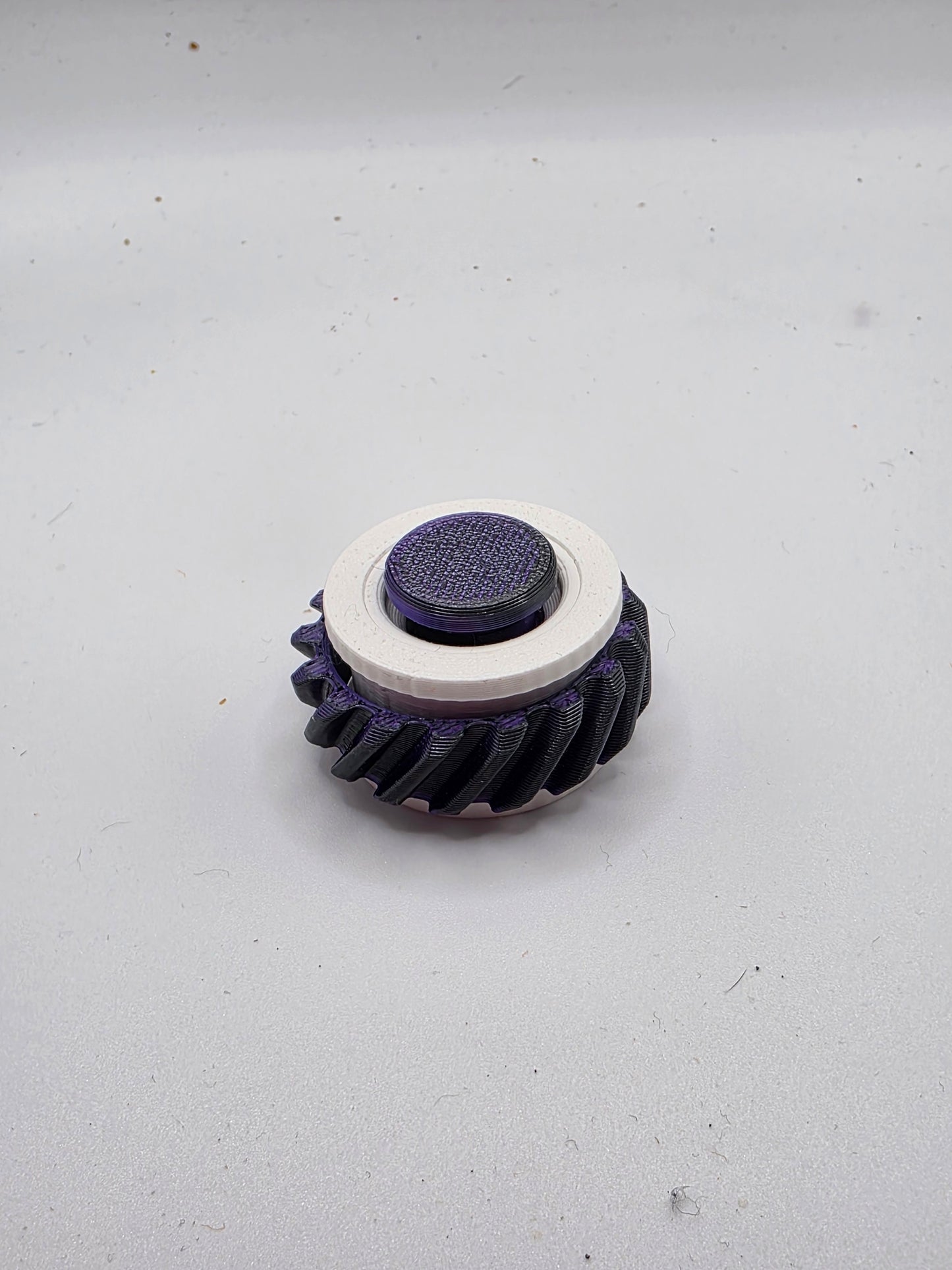 3dFidgets Button Ring - Vibrant Colors with Textured Design for Enhanced Fidgeting Experience