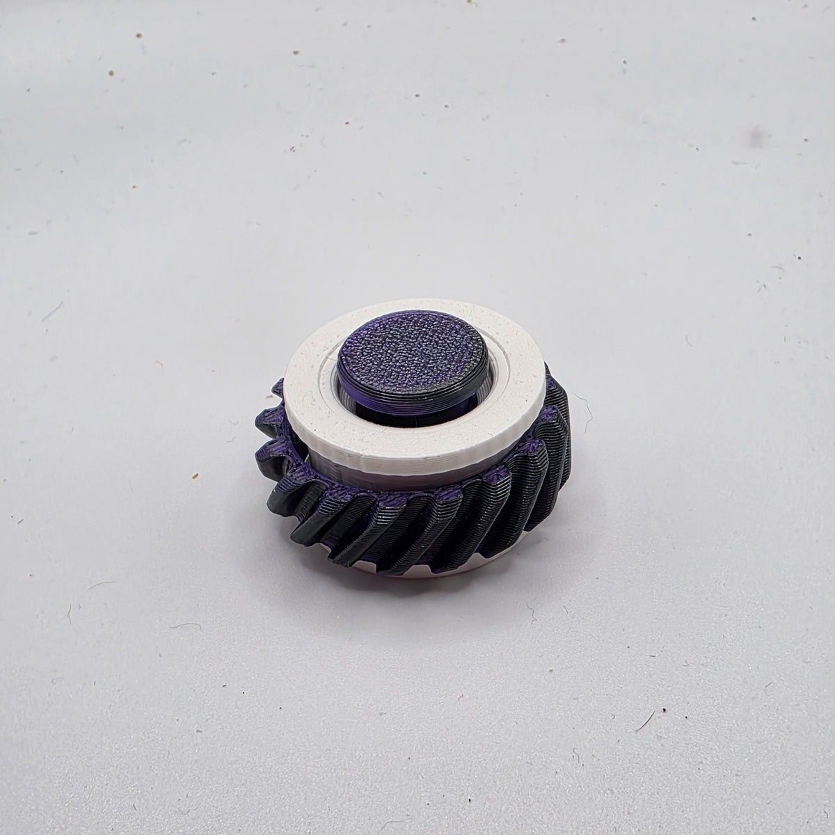 3dFidgets Button Ring - Vibrant Colors with Textured Design for Enhanced Fidgeting Experience