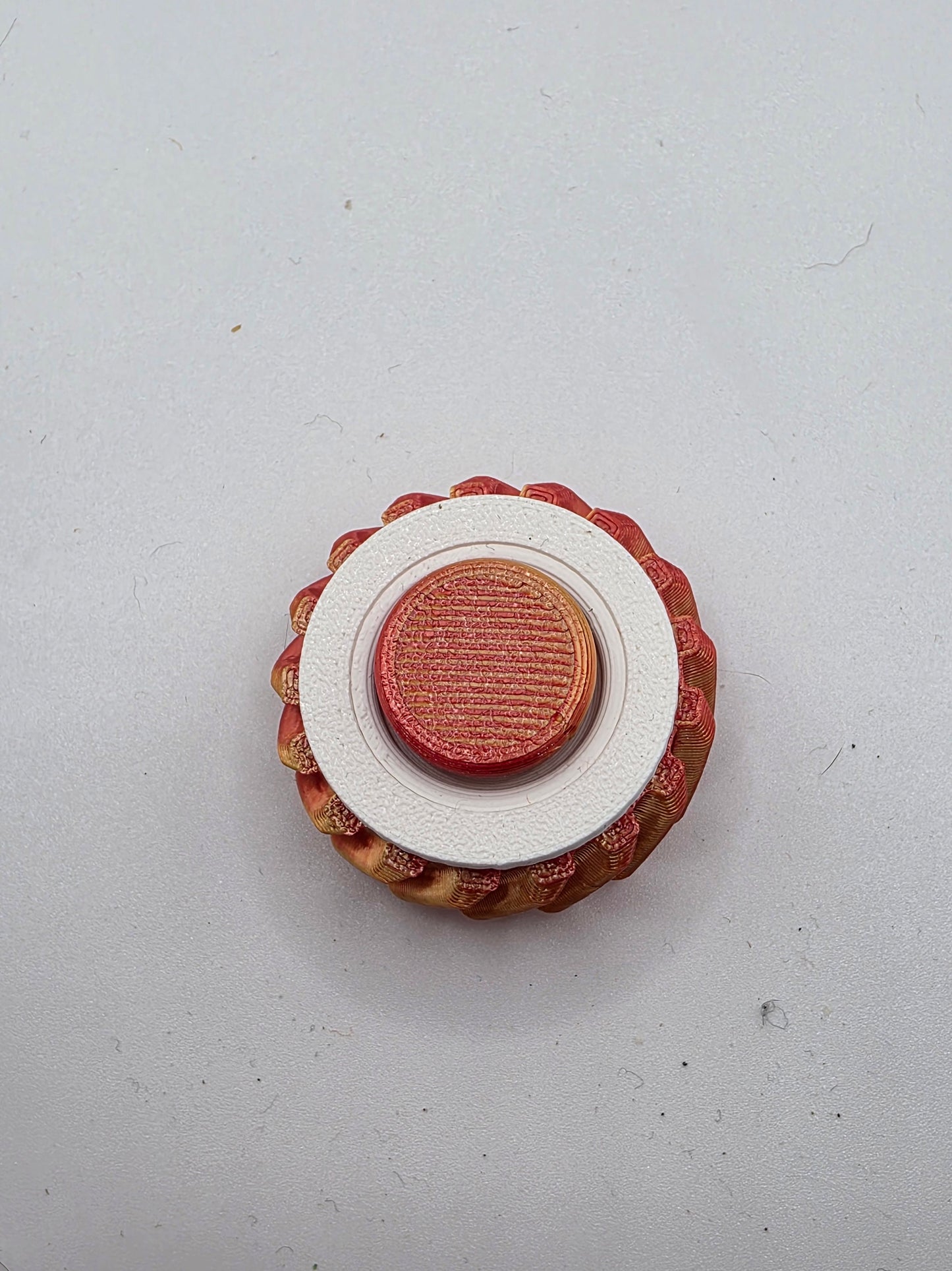 3dFidgets Button Ring - Vibrant Colors with Textured Design for Enhanced Fidgeting Experience