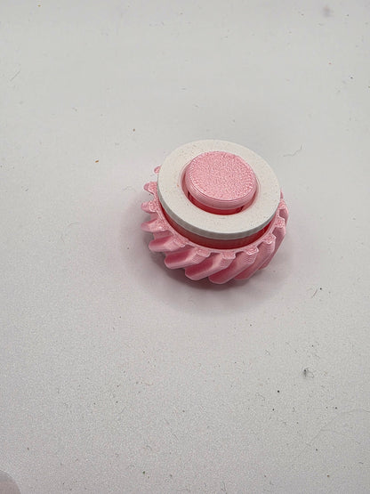 3dFidgets Button Ring - Vibrant Colors with Textured Design for Enhanced Fidgeting Experience