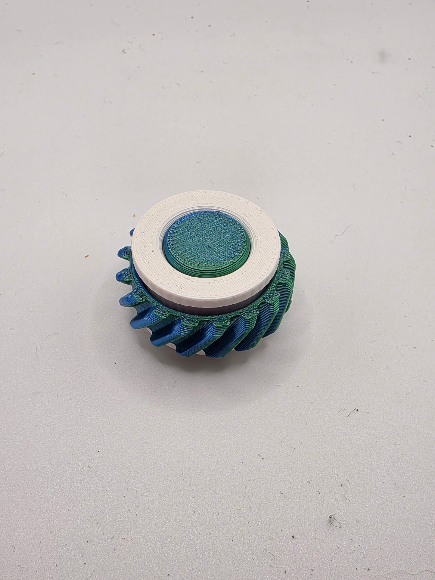 3dFidgets Button Ring - Vibrant Colors with Textured Design for Enhanced Fidgeting Experience