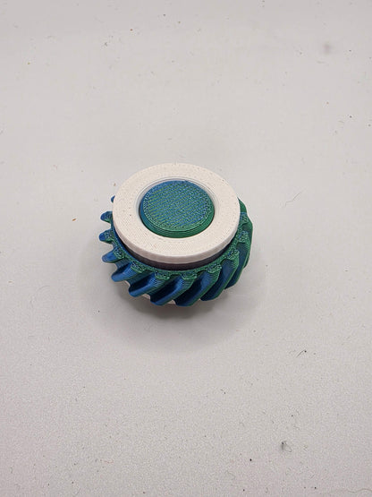 3dFidgets Button Ring - Vibrant Colors with Textured Design for Enhanced Fidgeting Experience