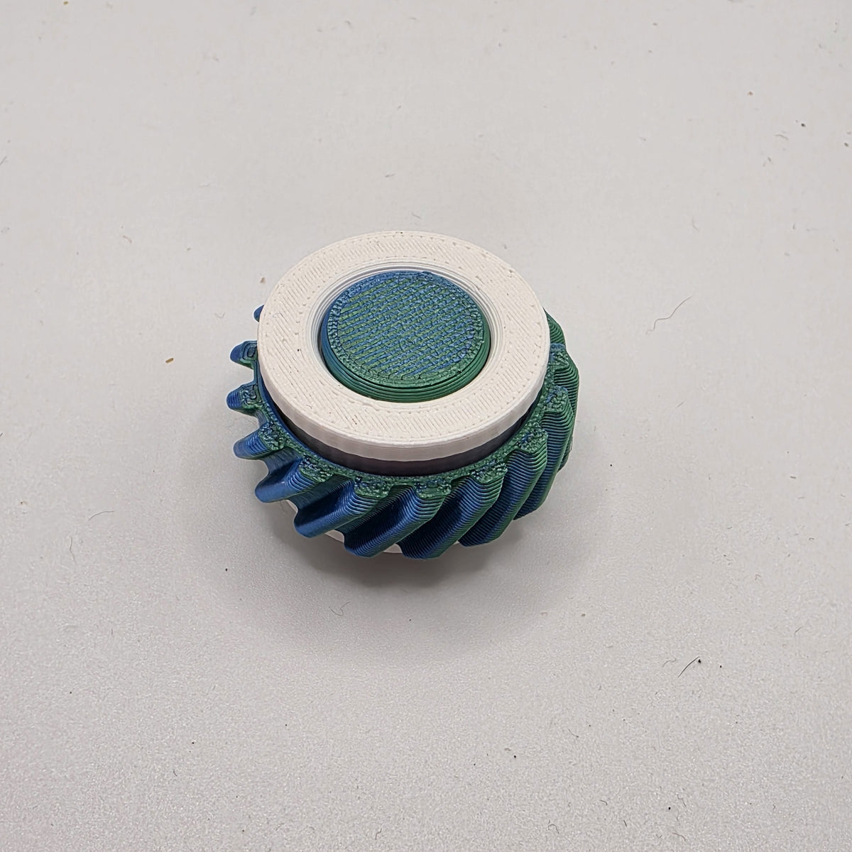 3dFidgets Button Ring - Vibrant Colors with Textured Design for Enhanced Fidgeting Experience