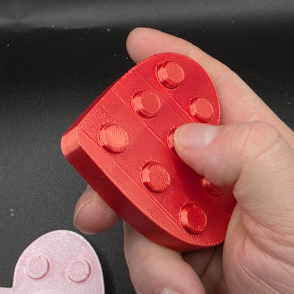 3dFidgets Valentines Everlasting heart popper