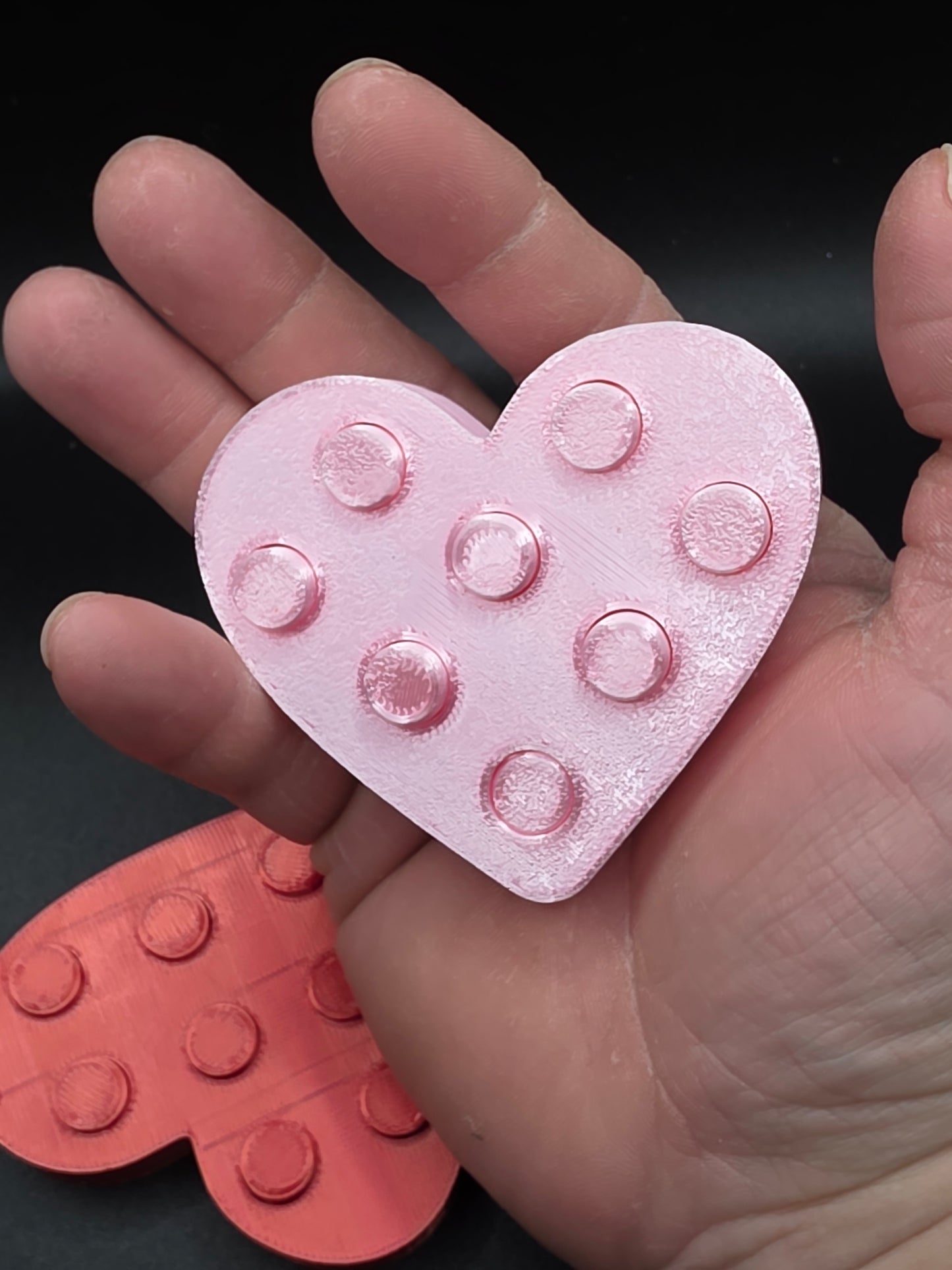 3dFidgets Valentines Everlasting heart popper