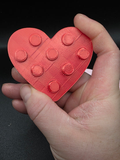 3dFidgets Valentines Everlasting heart popper