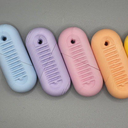 sensit heartSnap - Magnetic snap finger toy in heart shape with textured inside perfect for ADHD, autism and neurodivergent people