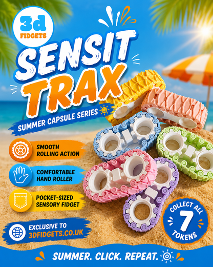 3dFidgets sesnit Trax - summer event fidget